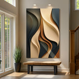 Modern Abstract Minimalist Wall Art - Tailored Canvases - Flyclothing LLC