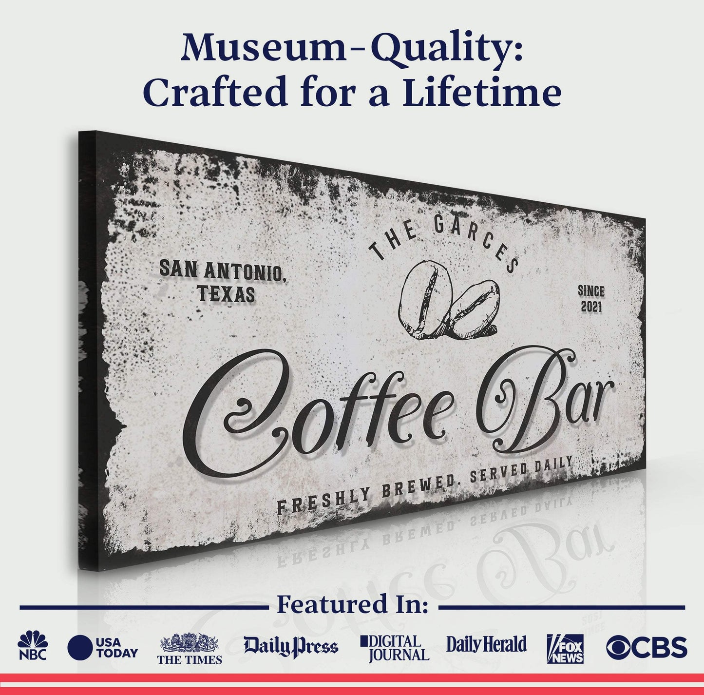 Coffee Bar Sign IV - Tailored Canvases - Flyclothing LLC