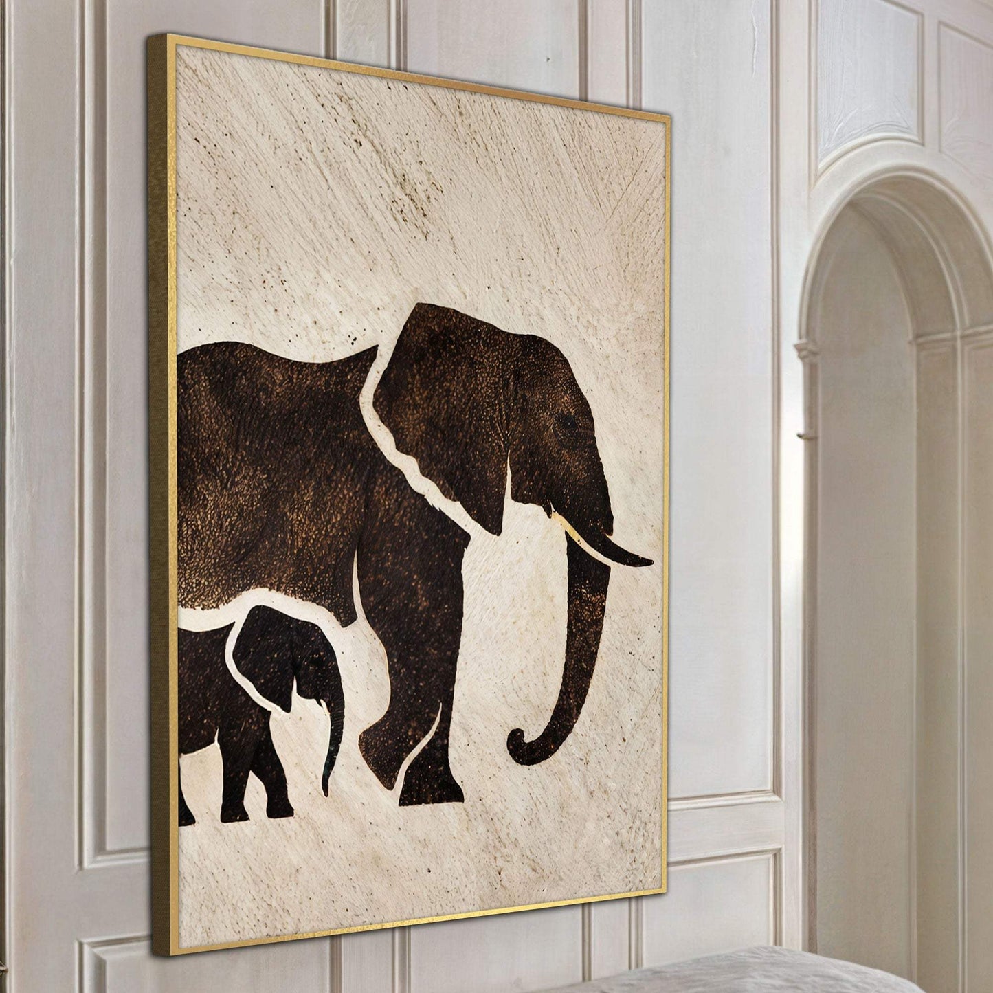 Elephant Heritage Wall Art - Tailored Canvases - Flyclothing LLC