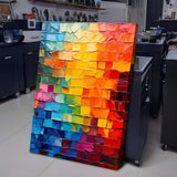 Spectrum Mosaic Wall Art - Tailored Canvases - Flyclothing LLC