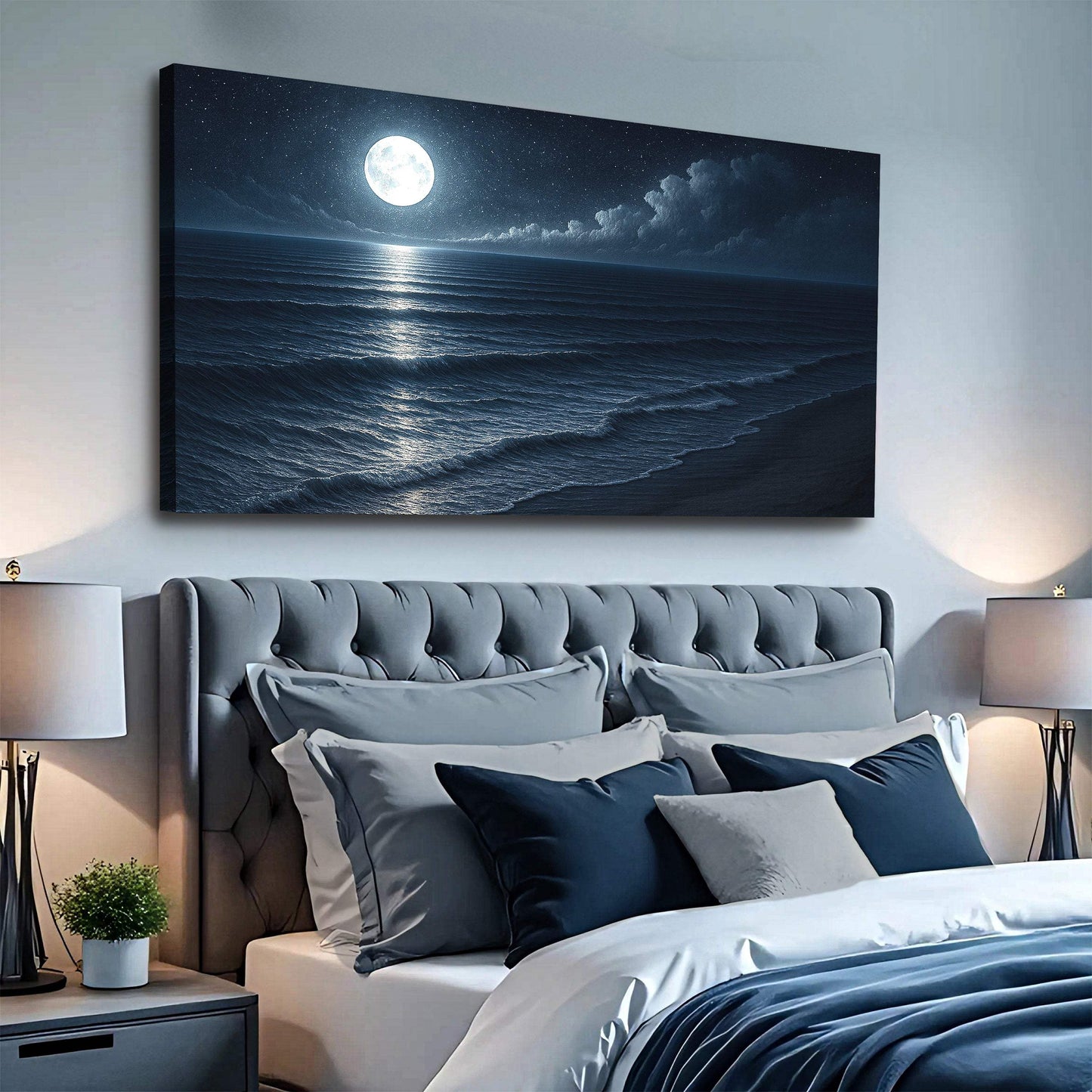 Beach Shoreline Coastal Wall Art - Tailored Canvases - Flyclothing LLC
