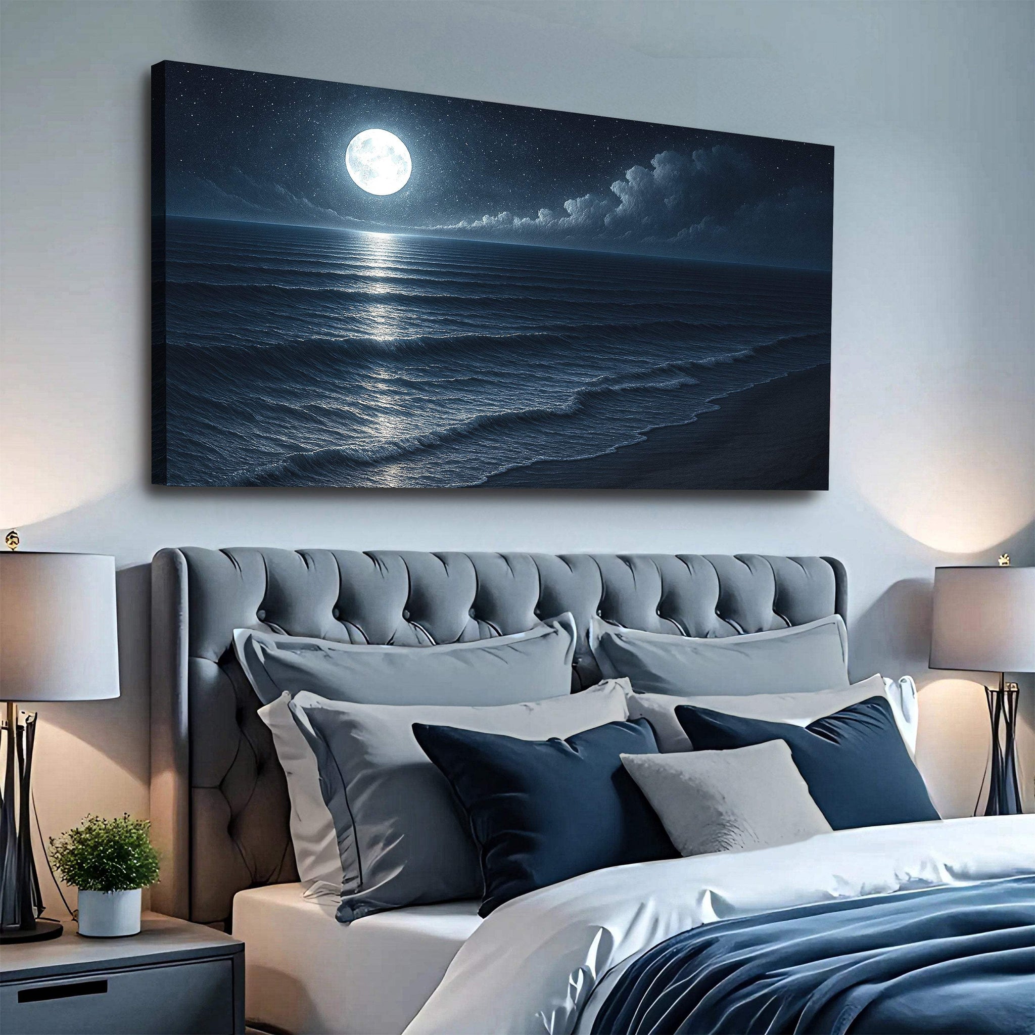 Beach Shoreline Coastal Wall Art - Tailored Canvases - Flyclothing LLC