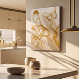 Minimalist Woman Line Wall Art - Tailored Canvases - Flyclothing LLC