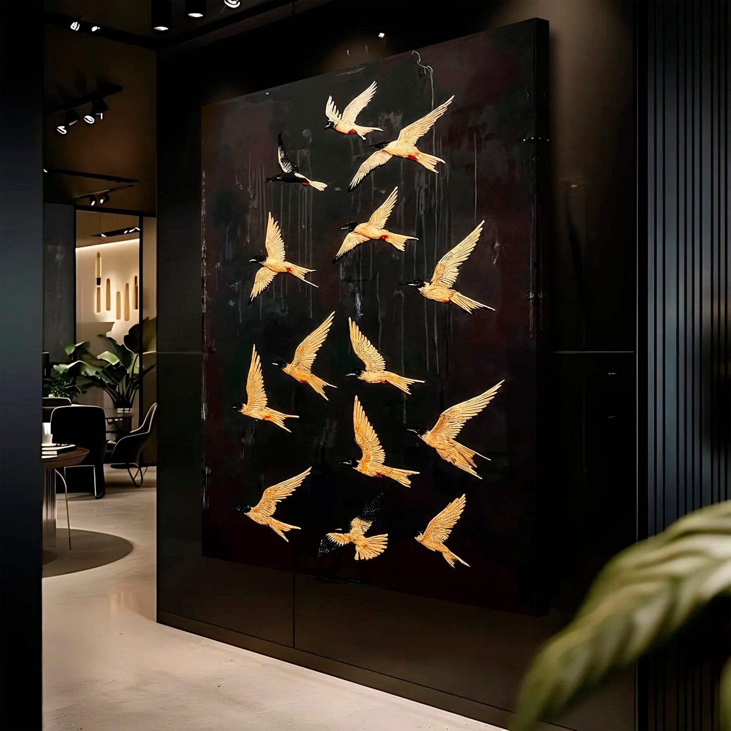 Abstract Flying Swallow Wall Art - Tailored Canvases - Flyclothing LLC