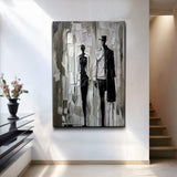 Beige & Black Minimalist Wall Art - Tailored Canvases - Flyclothing LLC