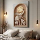 Elephant Harmony Wall Art - Tailored Canvases - Flyclothing LLC