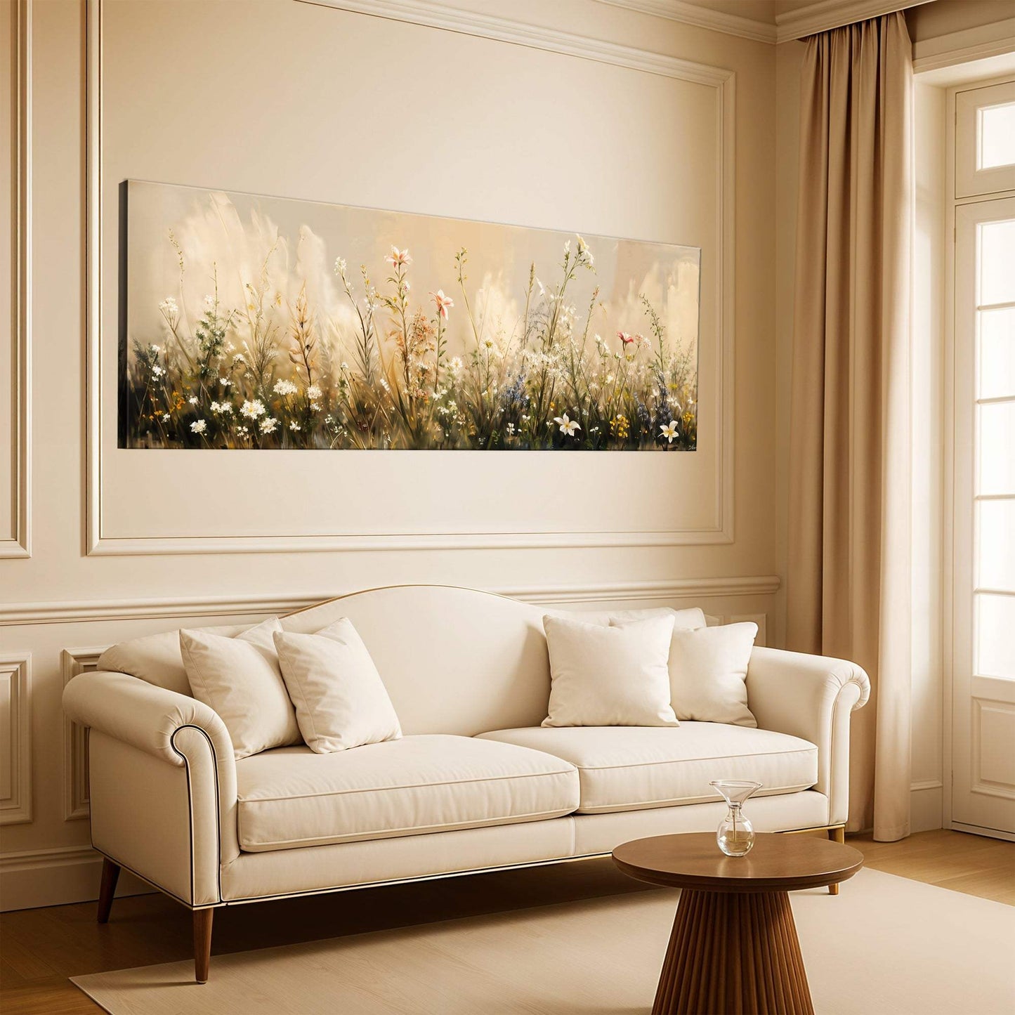 Flower Field Wall Art - Tailored Canvases - Flyclothing LLC