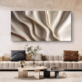 Beige Minimalist Wall Art V - Tailored Canvases - Flyclothing LLC