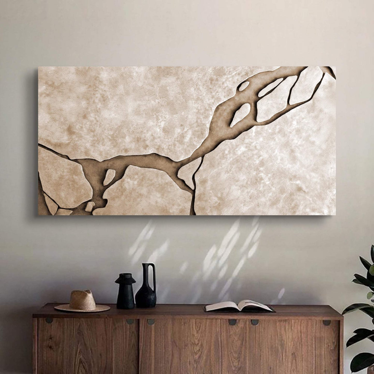 Muddy Abstract Wall Art - Tailored Canvases - Flyclothing LLC