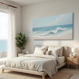 Serene Ocean Wave Coastal Wall Art VIII - Tailored Canvases - Flyclothing LLC