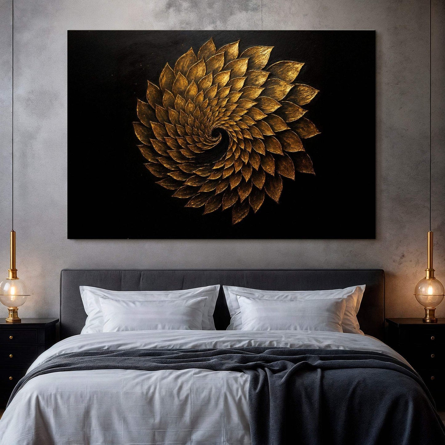 Winged Harmony Abstract Wall Art - Tailored Canvases - Flyclothing LLC