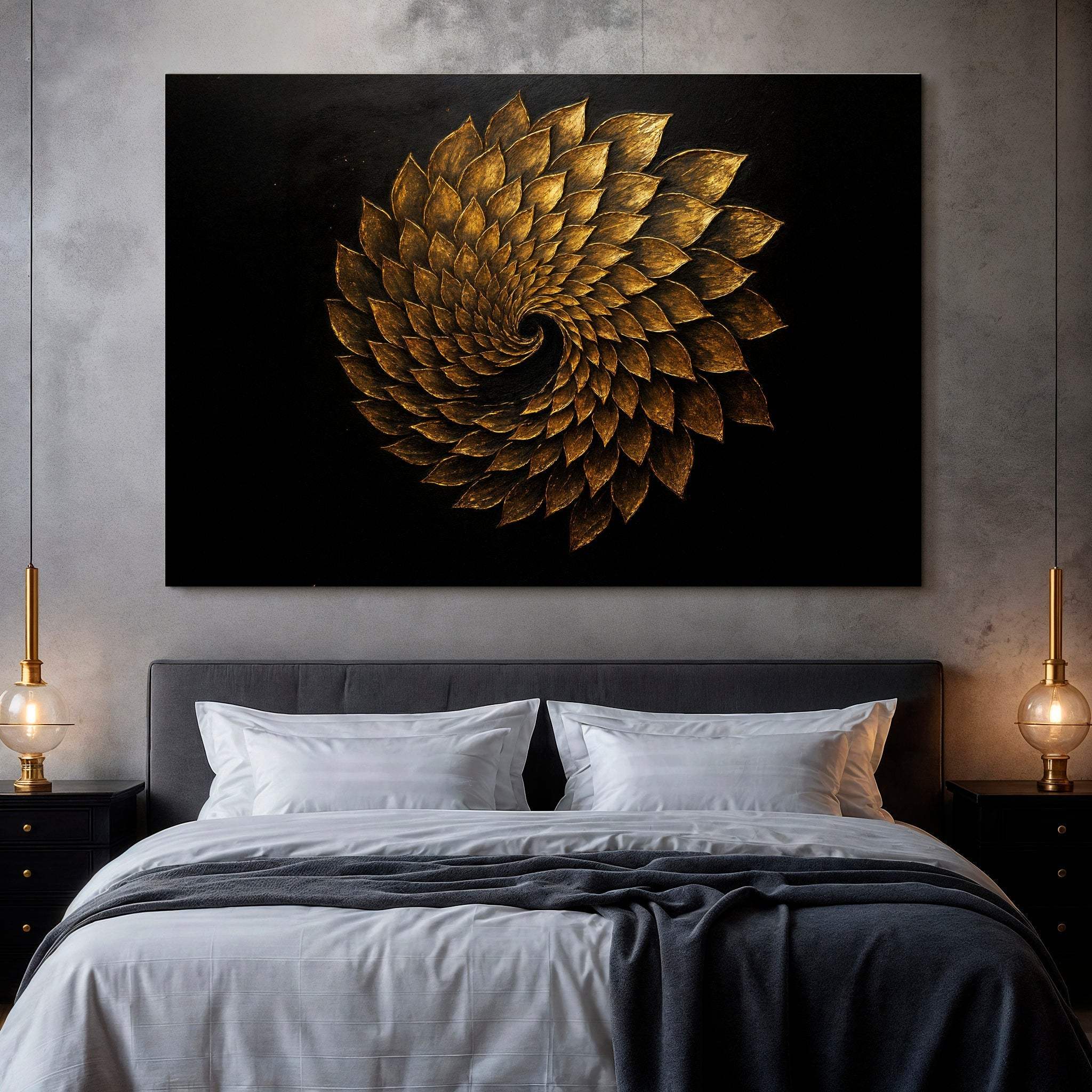 Winged Harmony Abstract Wall Art - Tailored Canvases - Flyclothing LLC