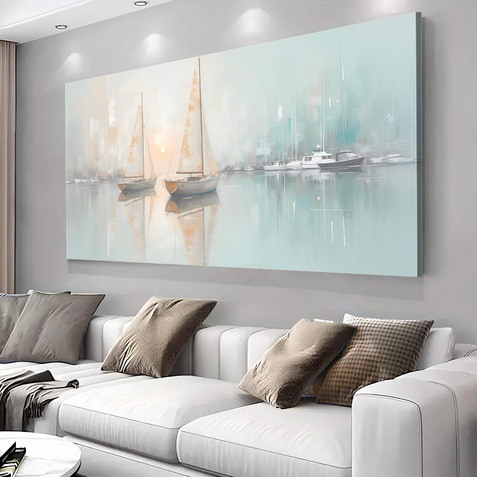 Abstract Pier and Dock Wall Art - Tailored Canvases - Flyclothing LLC
