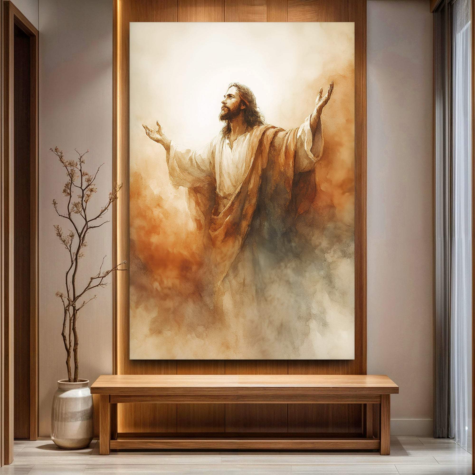 Risen Glory Faith Wall Art - Tailored Canvases - Flyclothing LLC