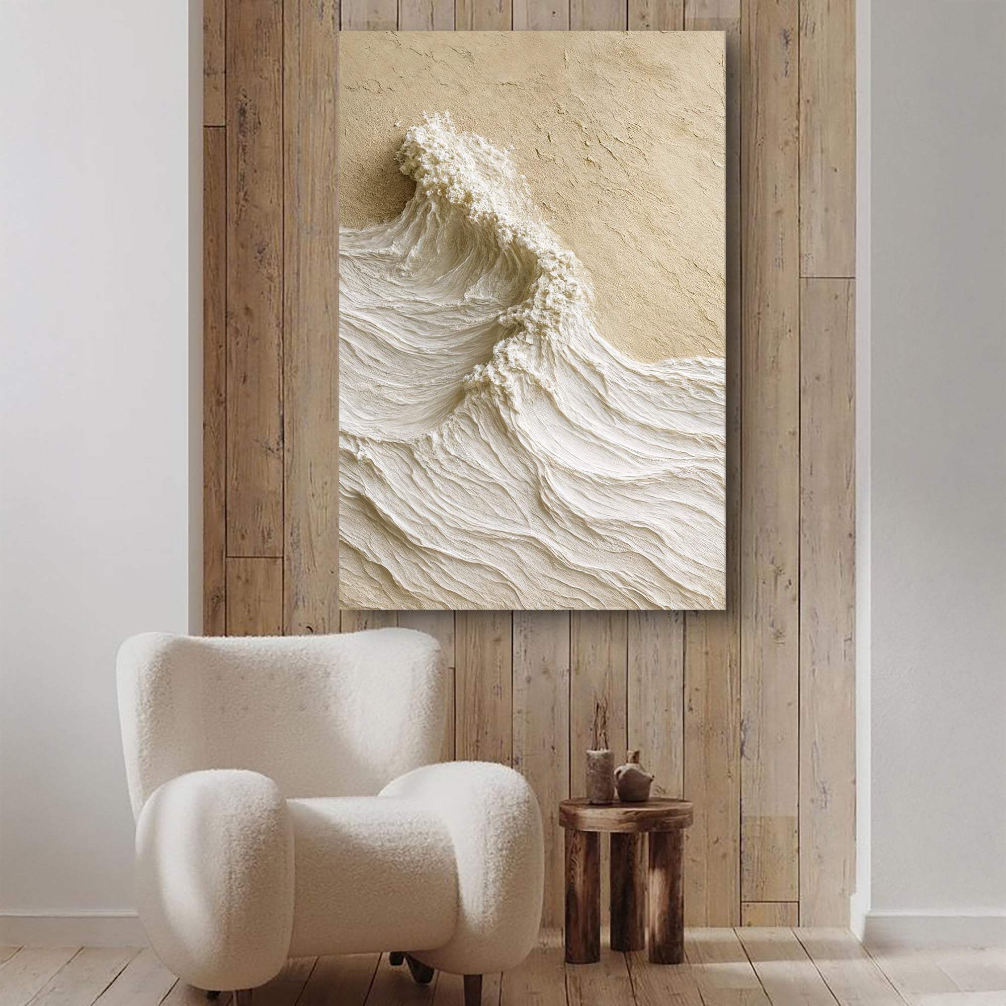 Modern Neutral Mountain Wall Art - Tailored Canvases - Flyclothing LLC