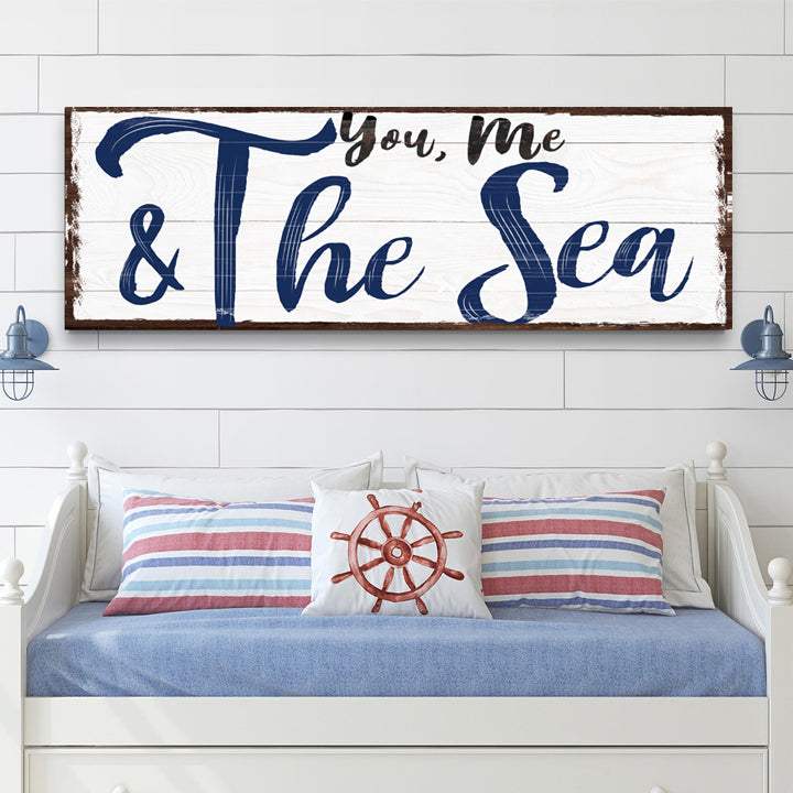 You, Me And The Sea Beach Sign II - Tailored Canvases - Flyclothing LLC