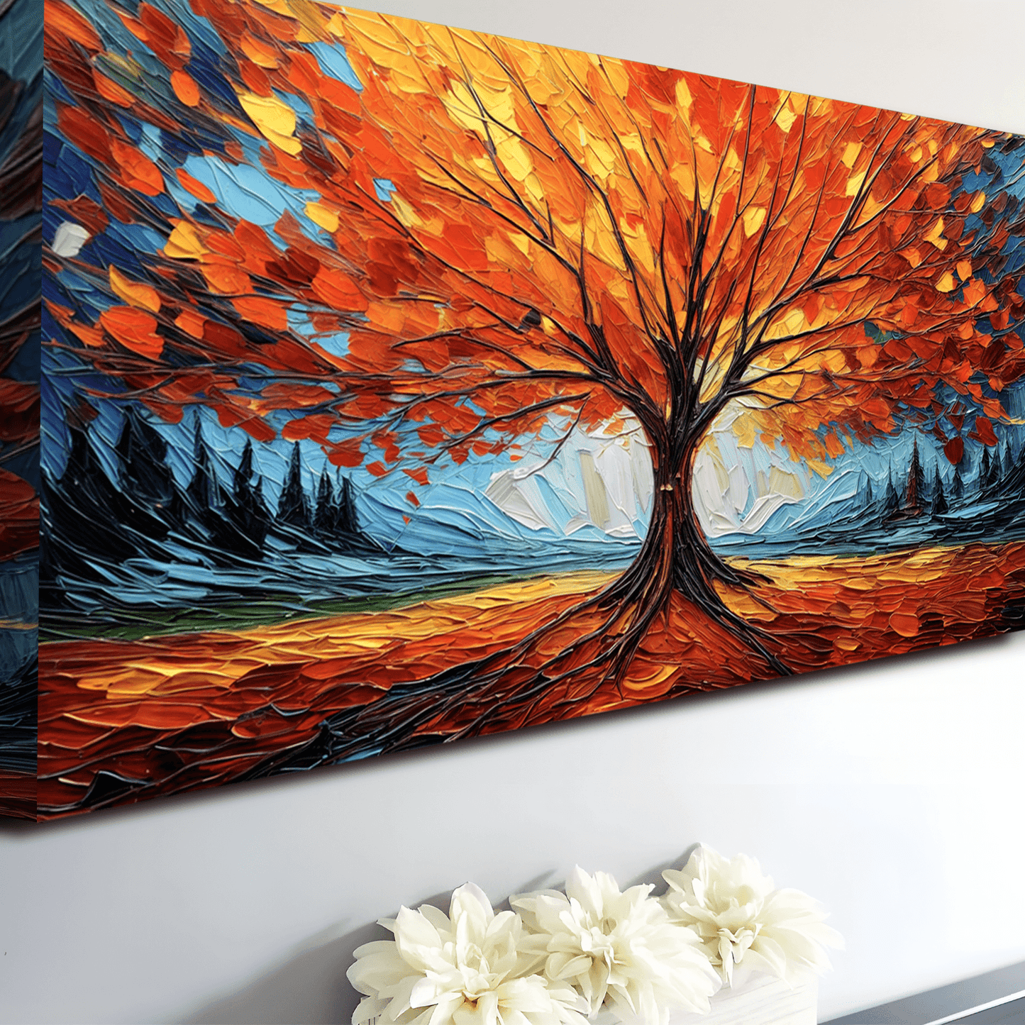 Autumn Fire Wall Art - Tailored Canvases - Flyclothing LLC