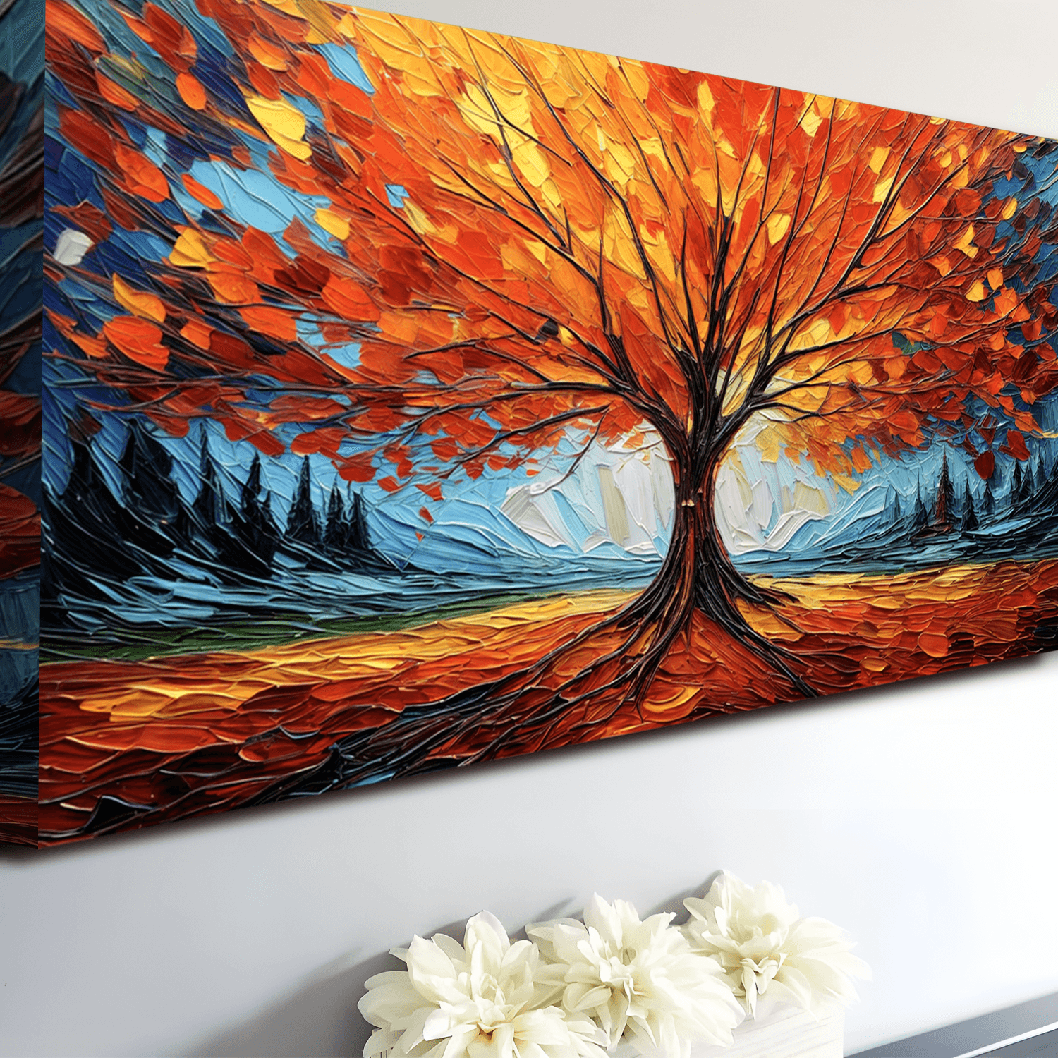 Autumn Fire Wall Art - Tailored Canvases - Flyclothing LLC