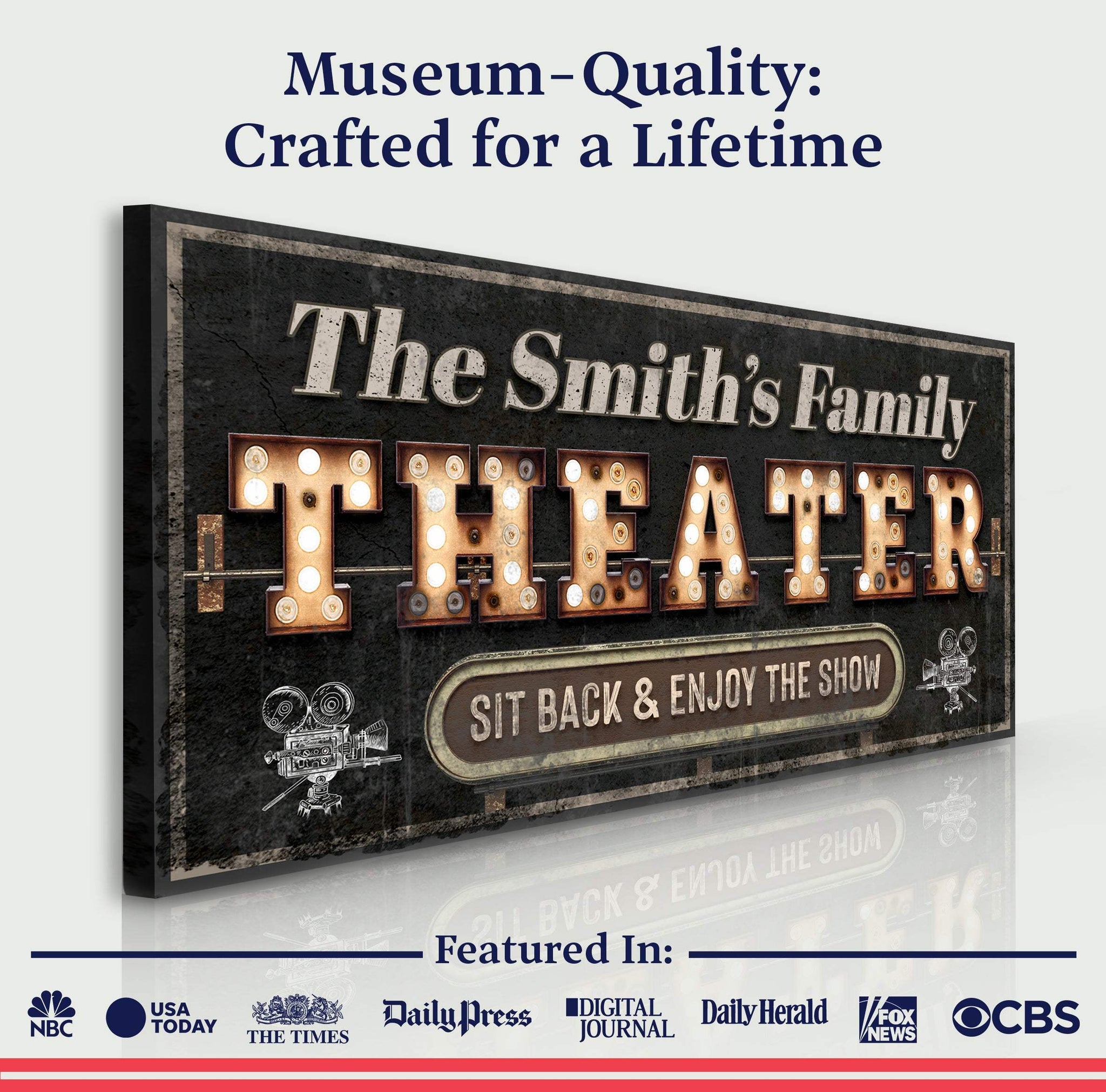 Theater Sign VIII - Tailored Canvases - Flyclothing LLC