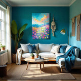 Cross Floral Field Faith Wall Art III - Tailored Canvases - Flyclothing LLC