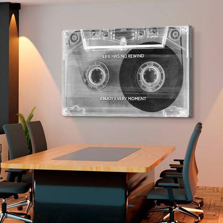 Enjoy Every Moment Motivational Wall Sign - Tailored Canvases - Flyclothing LLC