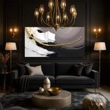 Wave Abstract Wall Art - Tailored Canvases - Flyclothing LLC