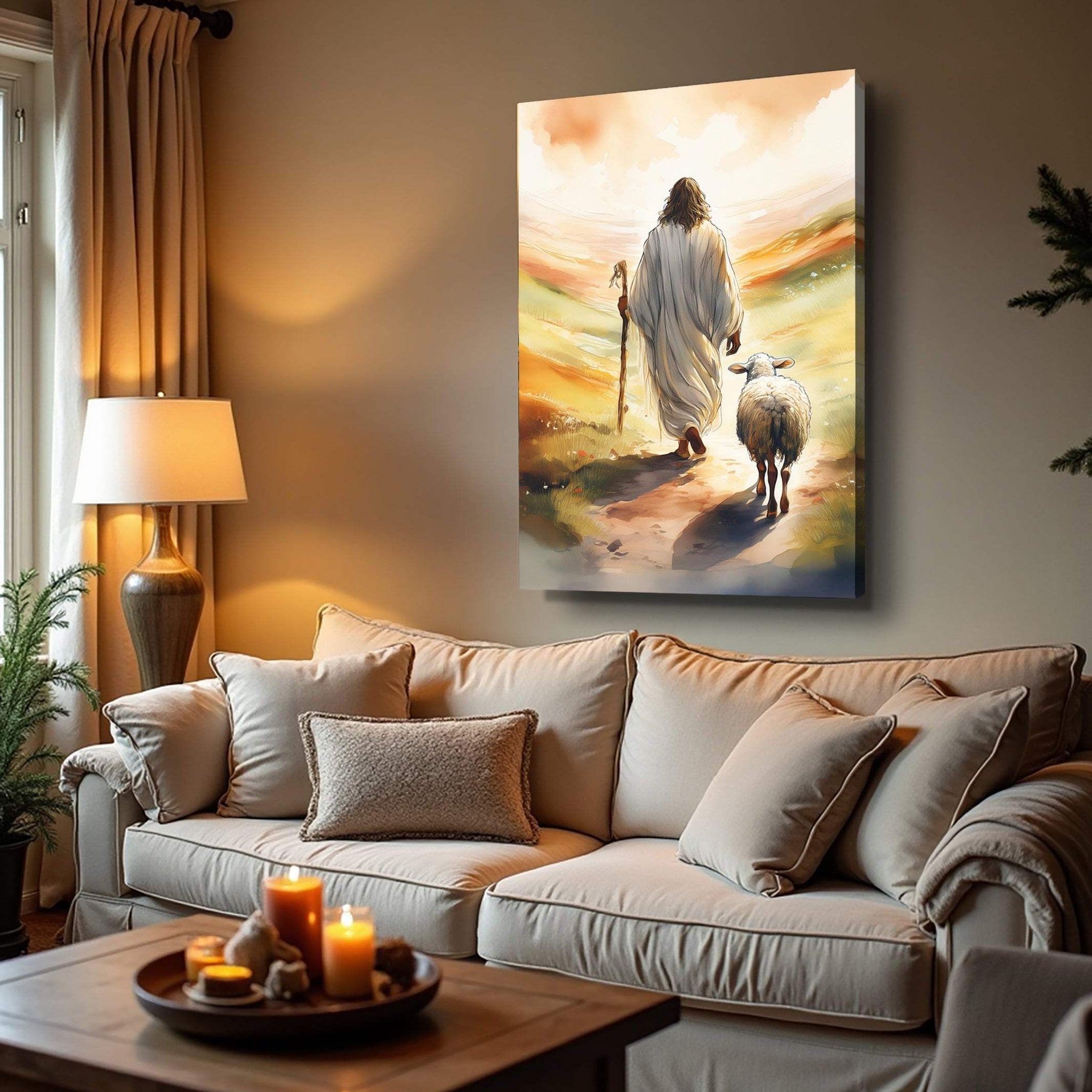 Parable Of The Lost Sheep Faith Wall Art - Tailored Canvases - Flyclothing LLC
