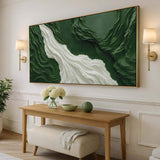 Green Rivers Abstract Wall Art - Tailored Canvases - Flyclothing LLC