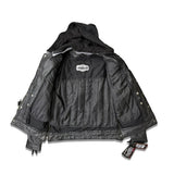 Dragon - Men's Premium Leather Motorcycle Jacket - Unik Just for Bikers - Flyclothing LLC