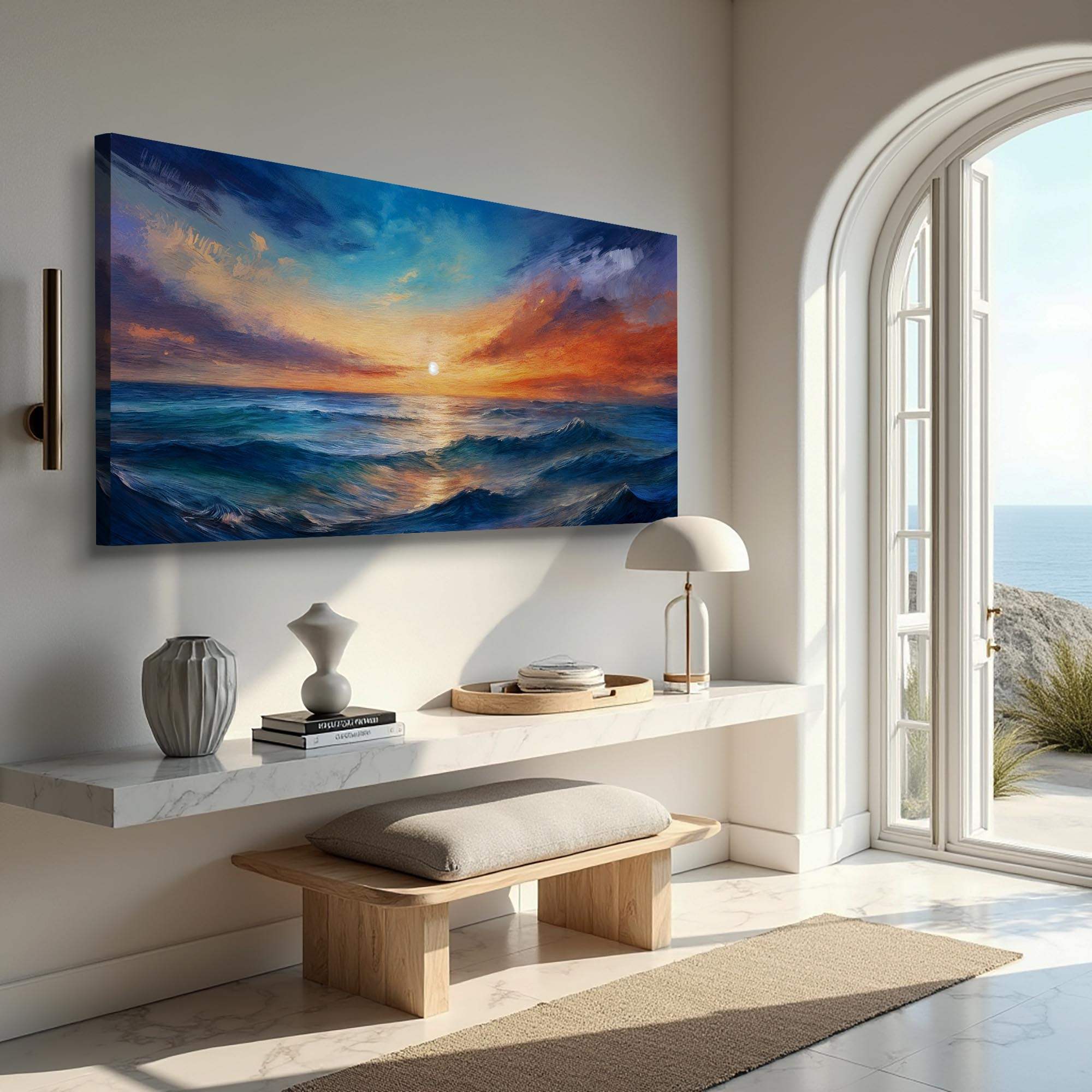Waterscape Abstract Wall Art XIII - Tailored Canvases - Flyclothing LLC