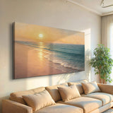 Beach Shoreline Coastal Wall Art IV - Tailored Canvases - Flyclothing LLC