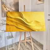Gold Minimalist Wall Art - Tailored Canvases - Flyclothing LLC