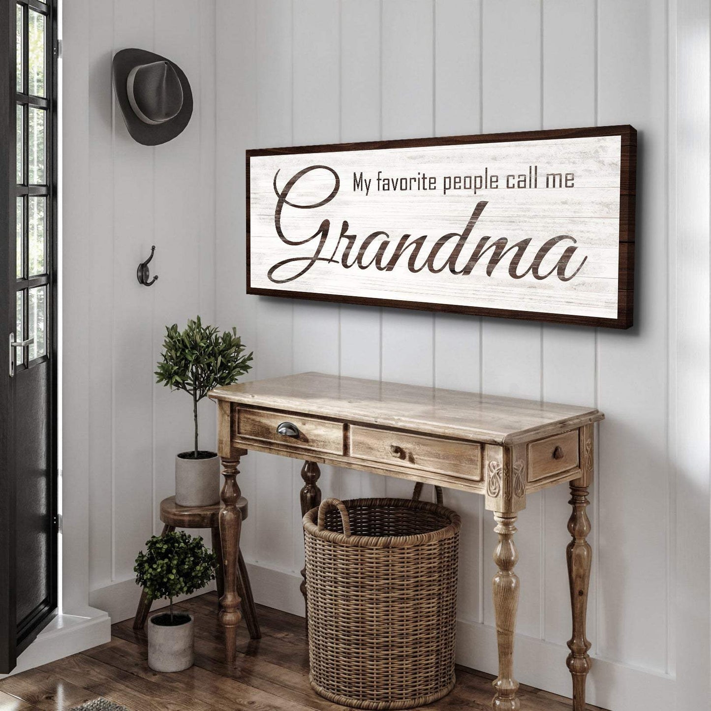 My Favorite People Call Me Grandma Sign - Tailored Canvases - Flyclothing LLC