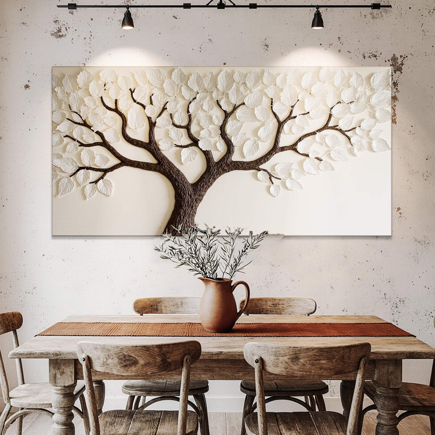 Ivory Canopy Tree Wall Art - Tailored Canvases - Flyclothing LLC