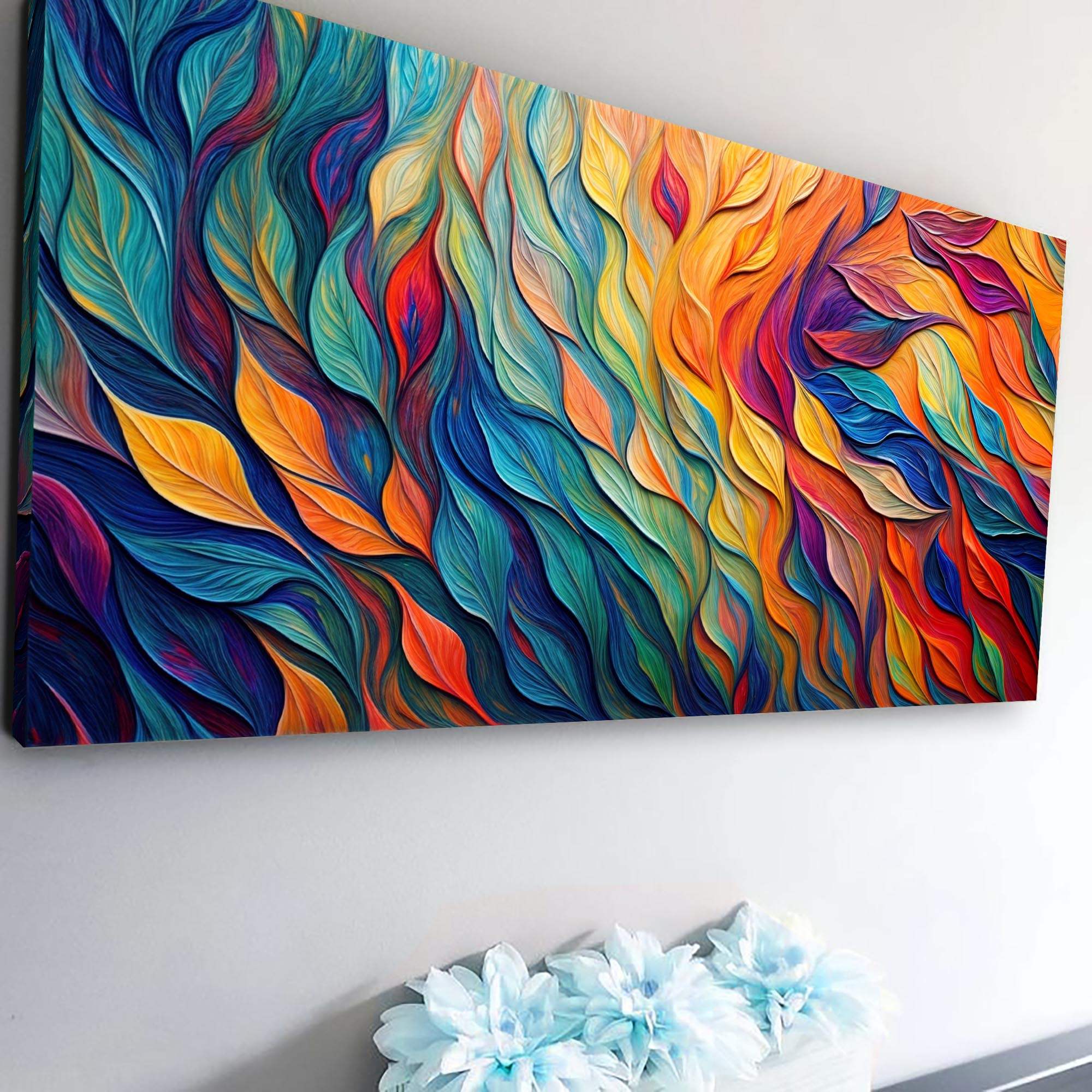 Chroma Whispers Wall Art - Tailored Canvases - Flyclothing LLC