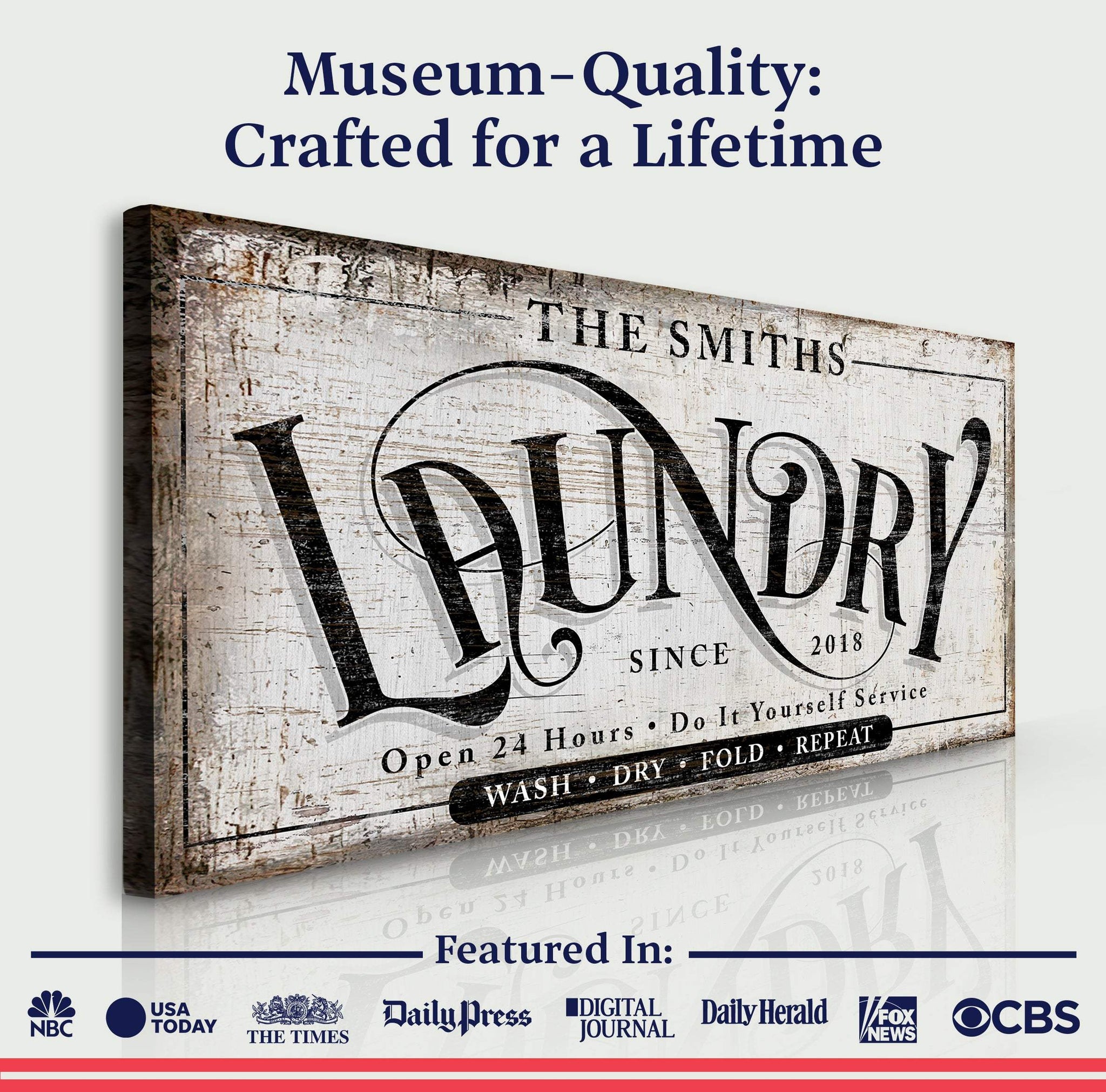 Laundry Room Sign VIII - Tailored Canvases - Flyclothing LLC