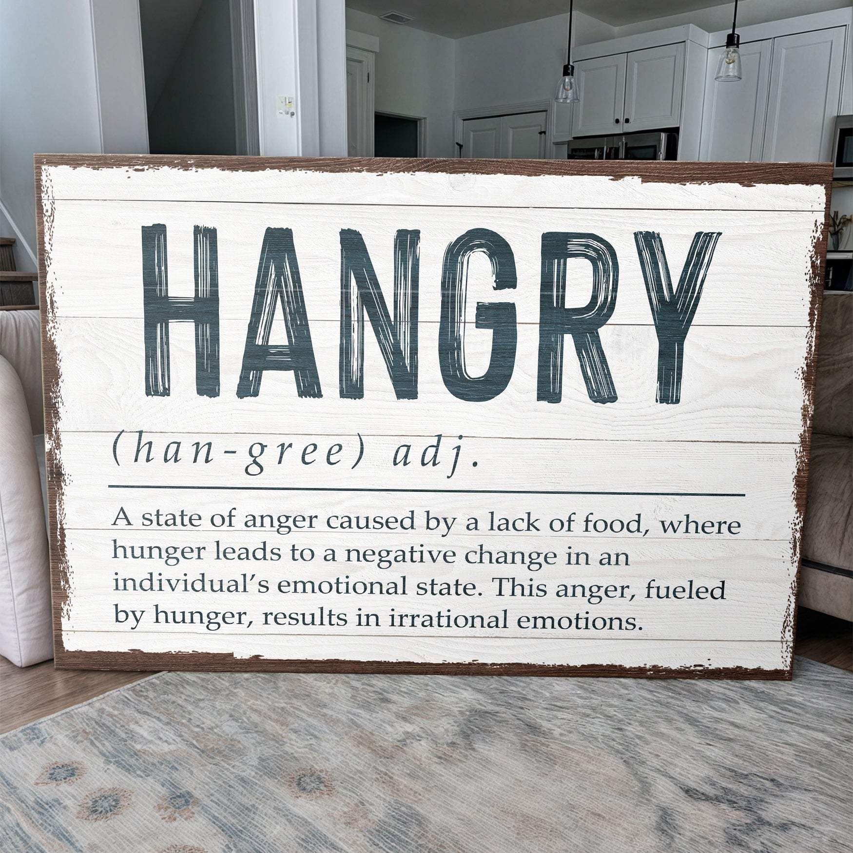 Hangry Kitchen Sign II - Tailored Canvases - Flyclothing LLC
