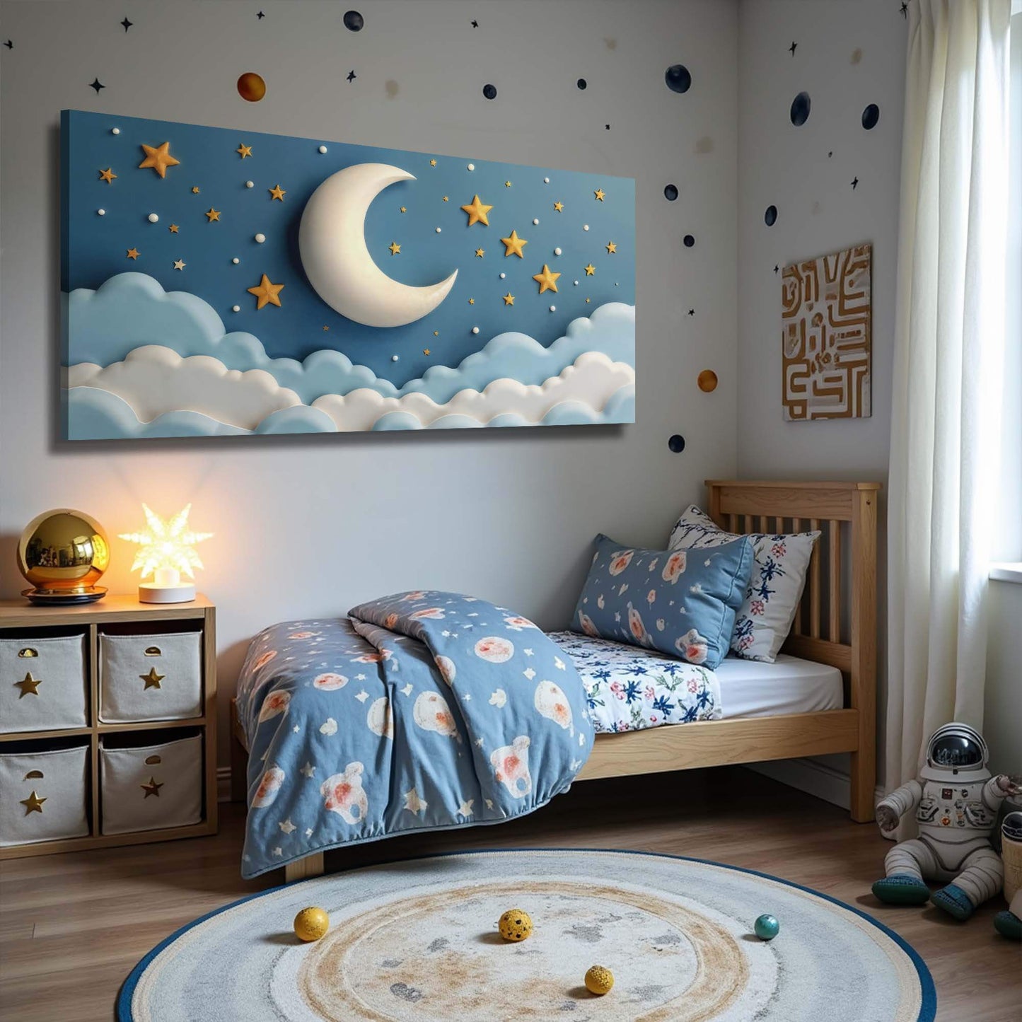 Celestial Serenade Wall Art - Tailored Canvases - Flyclothing LLC