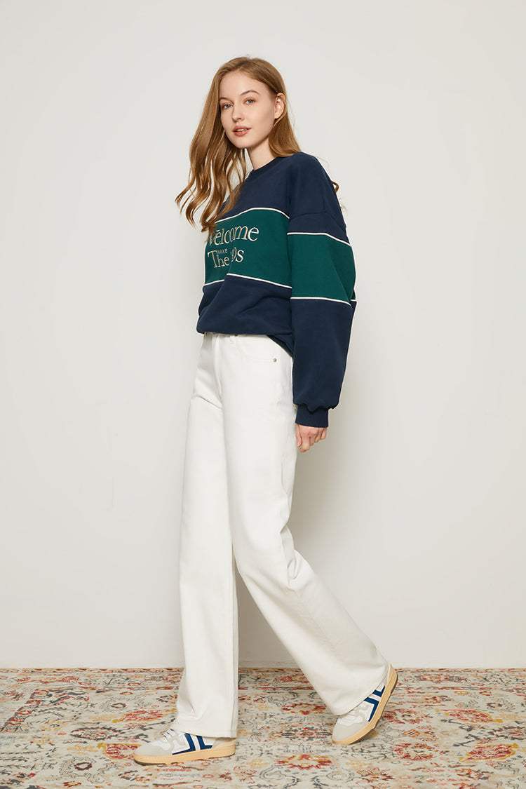Coney Island Whitefish High Rise Wide Jeans HJ007 - Hey Joanie - Flyclothing LLC