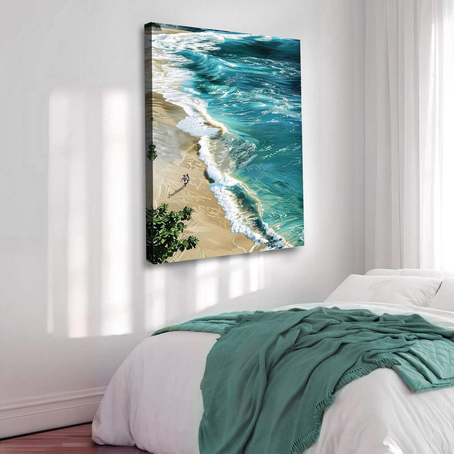 Beachfront Painting Coastal Wall Art II - Tailored Canvases - Flyclothing LLC