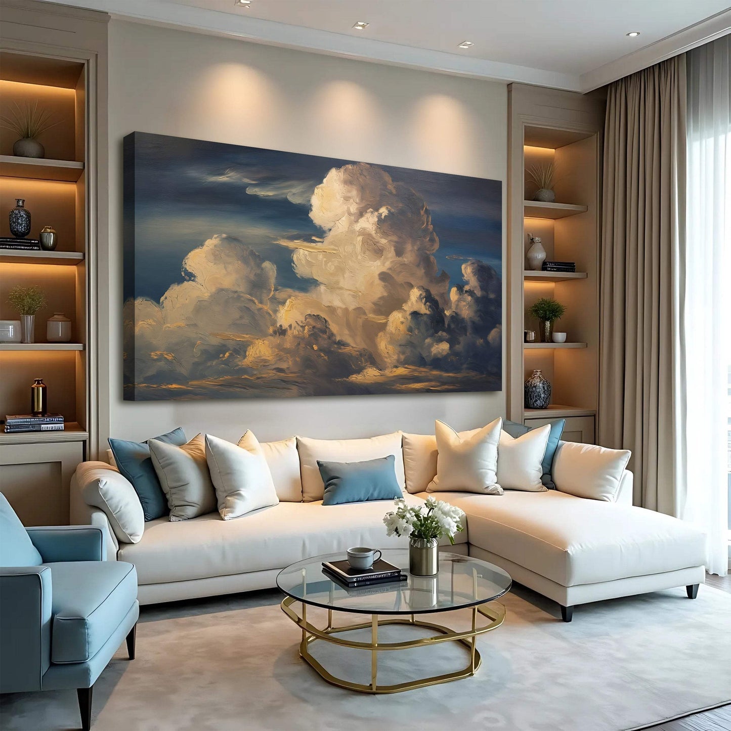 Cloud Wall Art - Tailored Canvases - Flyclothing LLC