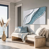 Lighter Waves Wall Art - Tailored Canvases - Flyclothing LLC