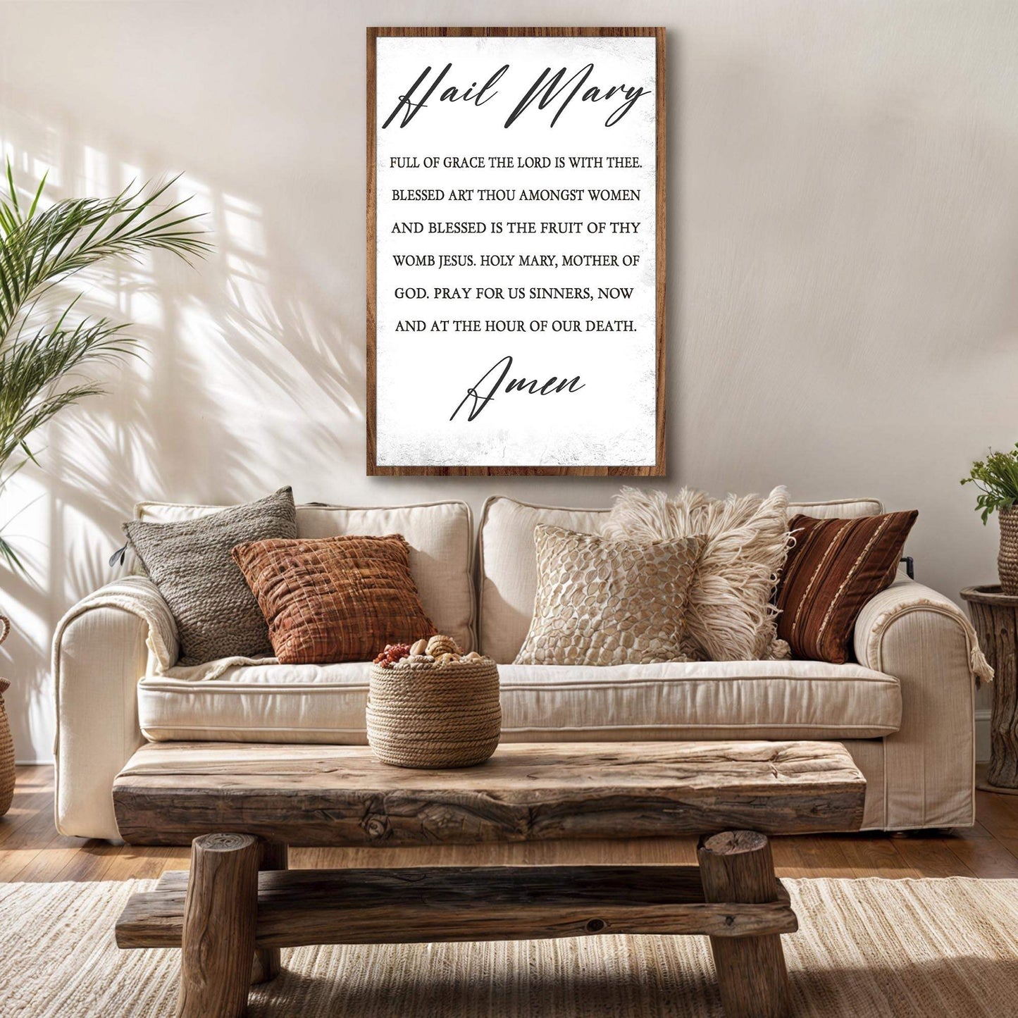 The Hail Mary Faith Sign - Tailored Canvases - Flyclothing LLC
