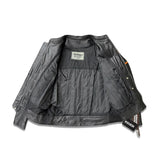 Fury - Men's Premium Leather Motorcycle Jacket - Unik Just for Bikers - Flyclothing LLC