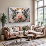 3D Hummingbirds Wall Art VI - Tailored Canvases - Flyclothing LLC