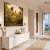 Samaritan at the Well Faith Wall Art II - Tailored Canvases - Flyclothing LLC
