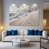 Footprints in the Sand Wall Art - Tailored Canvases - Flyclothing LLC