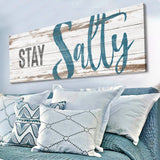 Stay Salty Coastal Sign VIII - Tailored Canvases - Flyclothing LLC