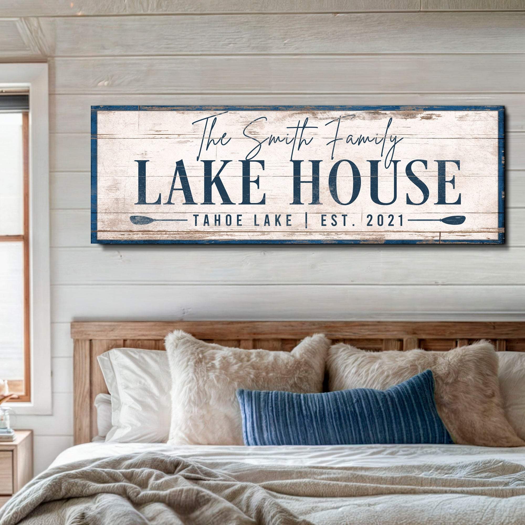 Personalized Lake House Sign V - Tailored Canvases - Flyclothing LLC