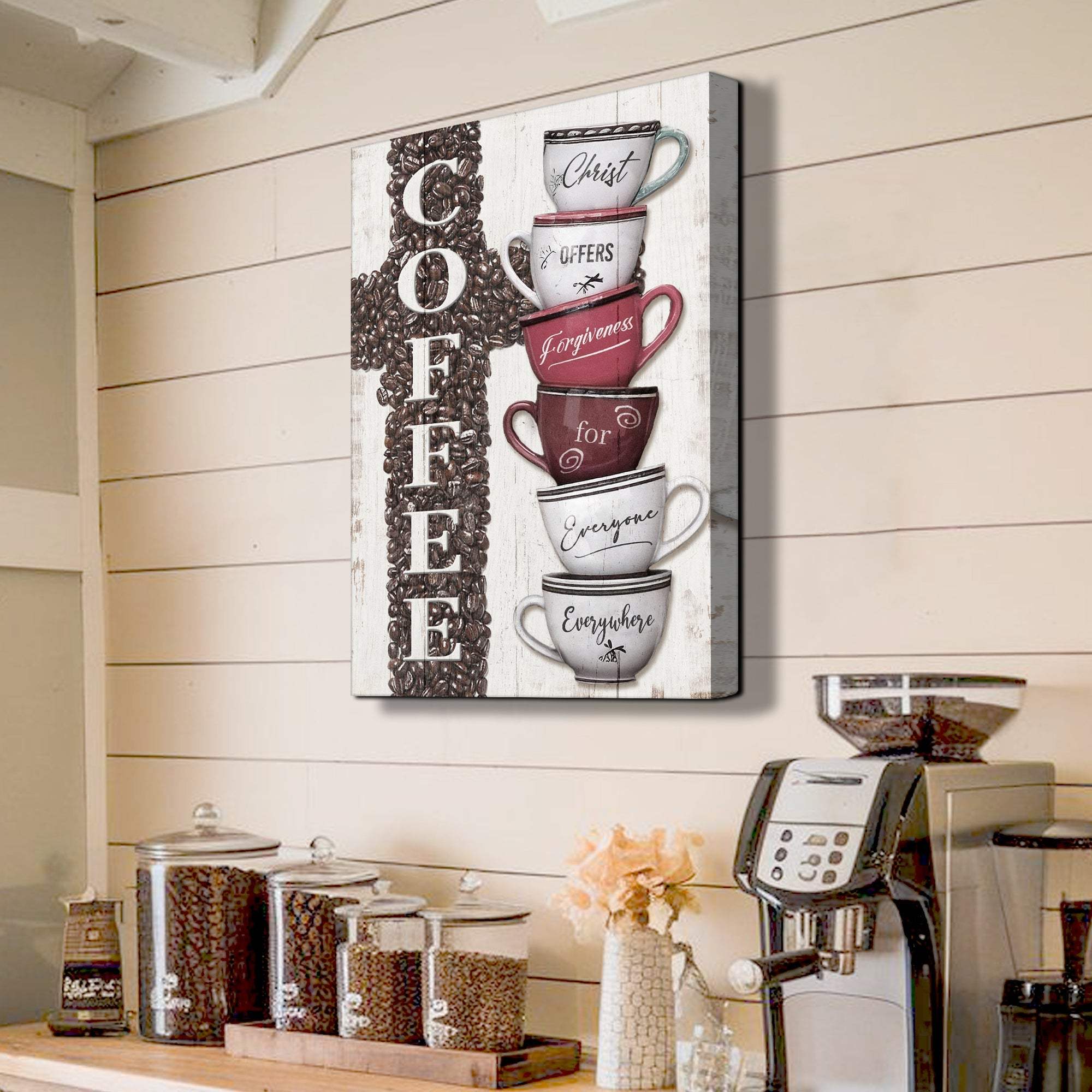 Our COFFEE Faith Sign IV - Tailored Canvases - Flyclothing LLC